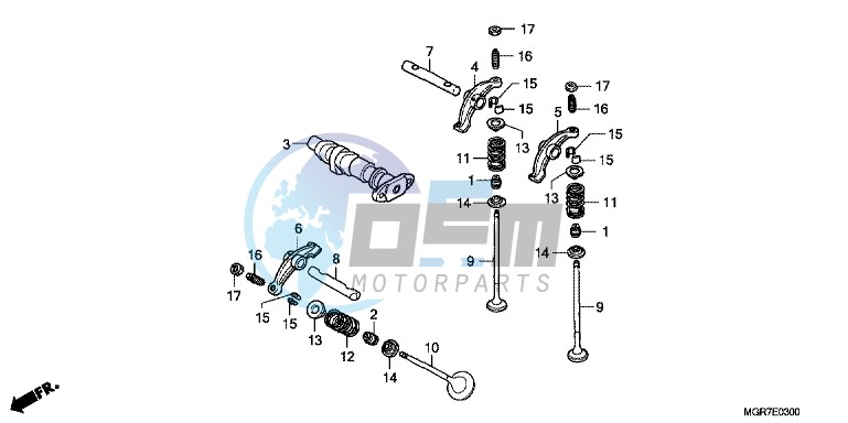 CAMSHAFT/ VALVE ( FRONT)