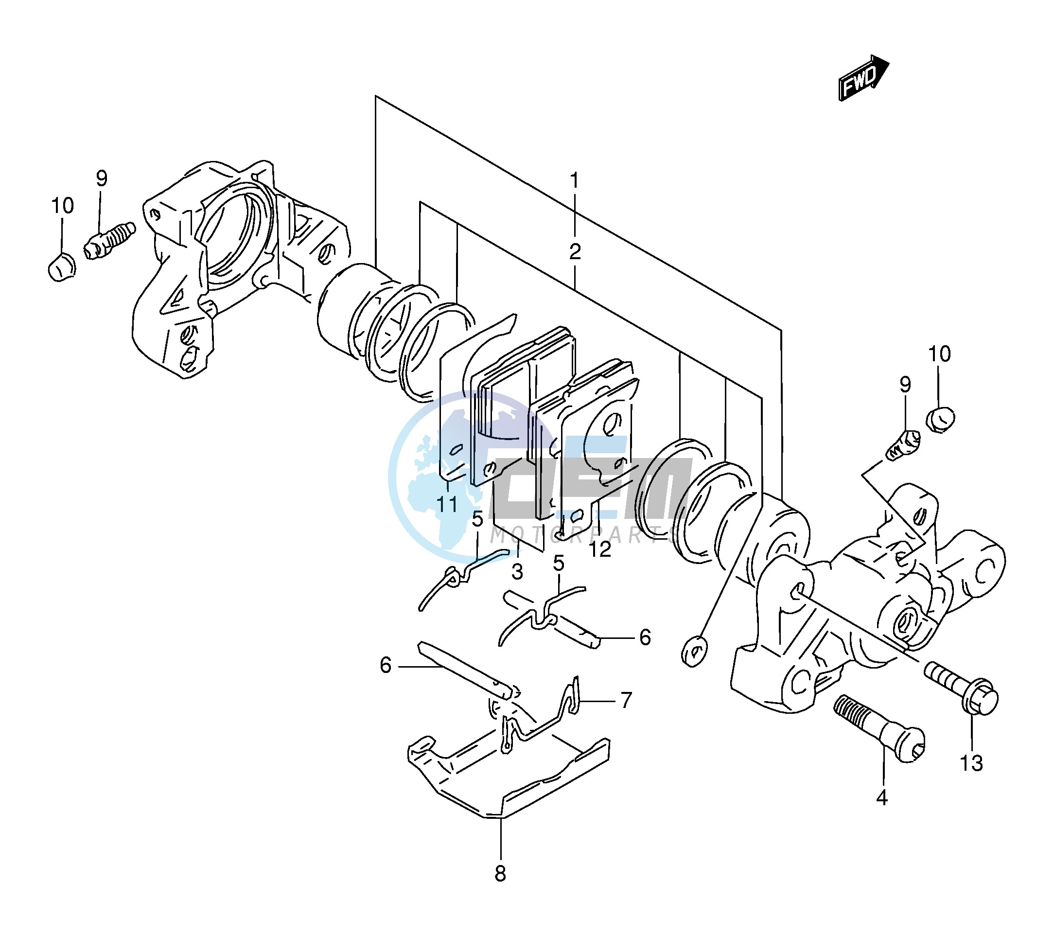 REAR CALIPER