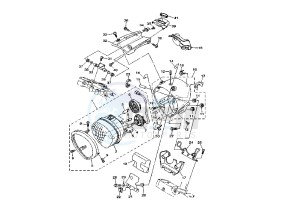 XV MIDNIGHT STAR 1900 drawing HEADLIGHT