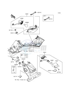 NINJA_250SL BX250AFF XX (EU ME A(FRICA) drawing Taillight(s)