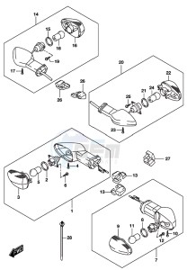 GSX-S125 drawing TURNSIGNAL LAMP