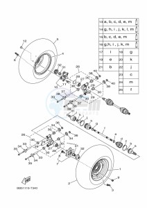 YFM450FWBD YFM45KPXK (BB5D) drawing REAR WHEEL