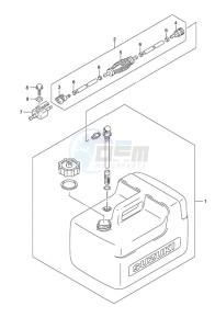 DF 9.9 drawing Fuel Tank