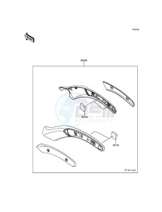 VULCAN S EN650AGF XX (EU ME A(FRICA) drawing Accessory(Fender Strut Cover)