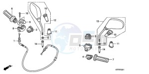 SH1259 ED / 2ED drawing SWITCH/CABLE/MIRROR (SH1259/1509)