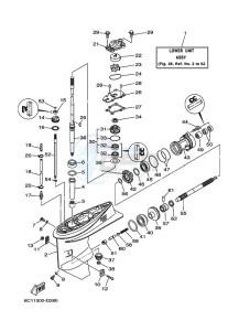 F50FETL drawing LOWER-CASING-x-DRIVE-1