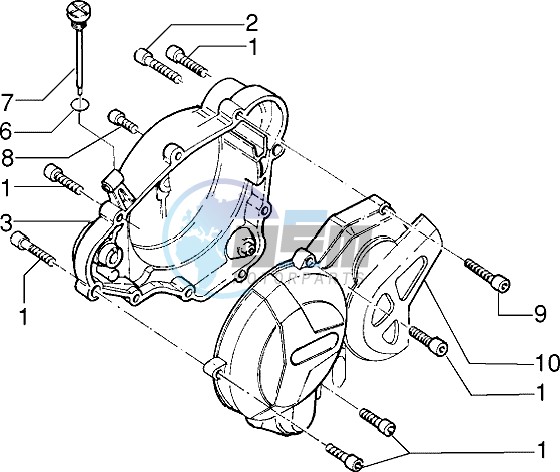 Half crankcase covers