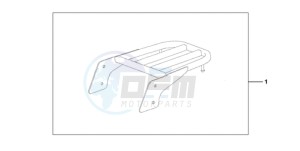 VT750C9 Ireland - (EK / MK) drawing REAR CARRIER