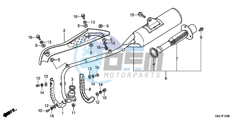 EXHAUST MUFFLER