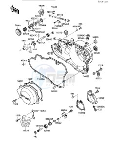 KXF 250 A [TECATE 4] (A1-A2) [TECATE 4] drawing ENGINE COVER-- S- -