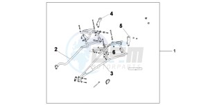 XL700V drawing PANNIER STAY