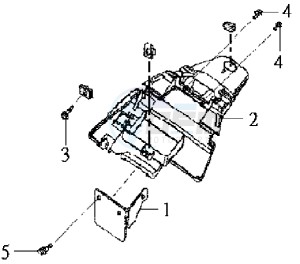 DD50 drawing REAR FENDER