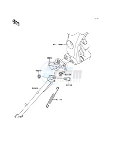 Z1000 ZR1000DDFA FR GB XX (EU ME A(FRICA) drawing Stand(s)