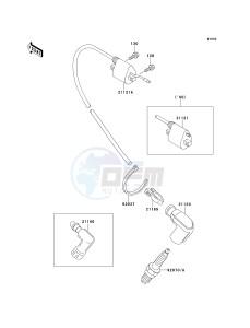 KX 60 B [X60] (B6-B9) drawing IGNITION COIL