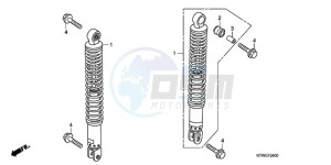 SH300A9 F / ABS CMF TBX drawing REAR CUSHION