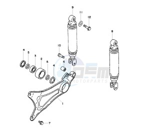 XC FLY ONE 150 drawing REAR SHOCK ABSORBER