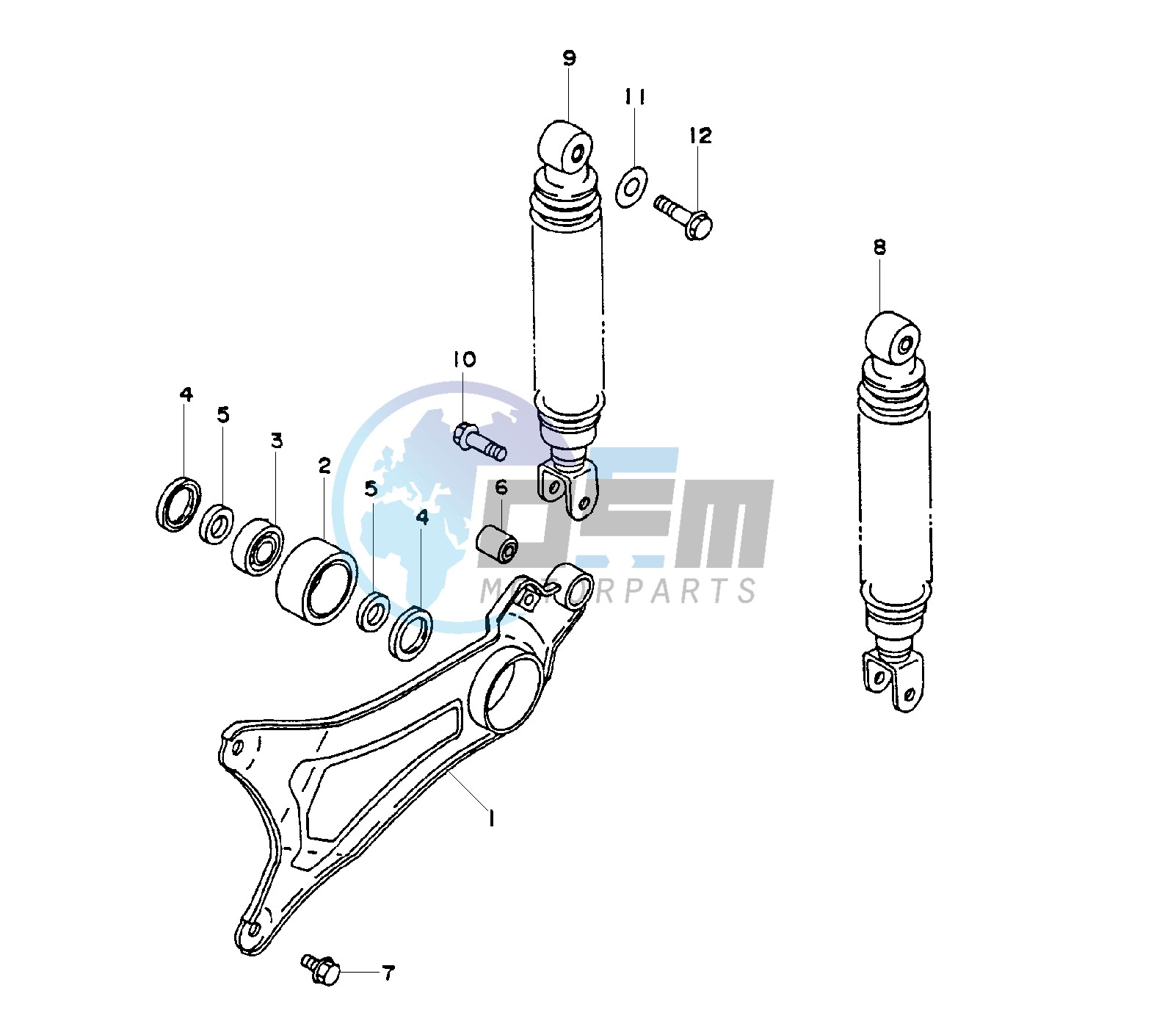 REAR SHOCK ABSORBER