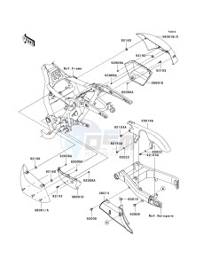 VN 1700 E [VULCAN 1700 CLASSIC] (9G-9FA) E9FA drawing SIDE COVERS_CHAIN COVER