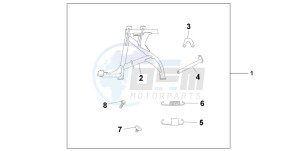 CBF600N drawing MAIN STAND