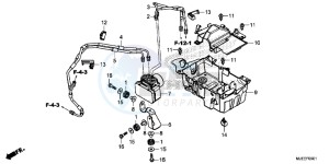 CB650FAH 2ED - (2ED) drawing ABS MODULATOR/ TRAY (2)