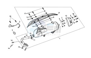 HD2 200EFI drawing EXHAUST