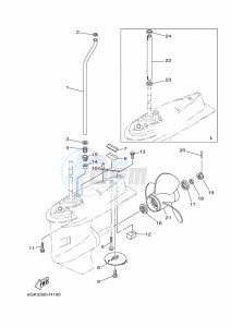 40XMH drawing PROPELLER-HOUSING-AND-TRANSMISSION-2