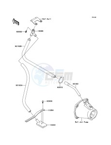 JET SKI ULTRA 260X JT1500E9F EU drawing Bilge System