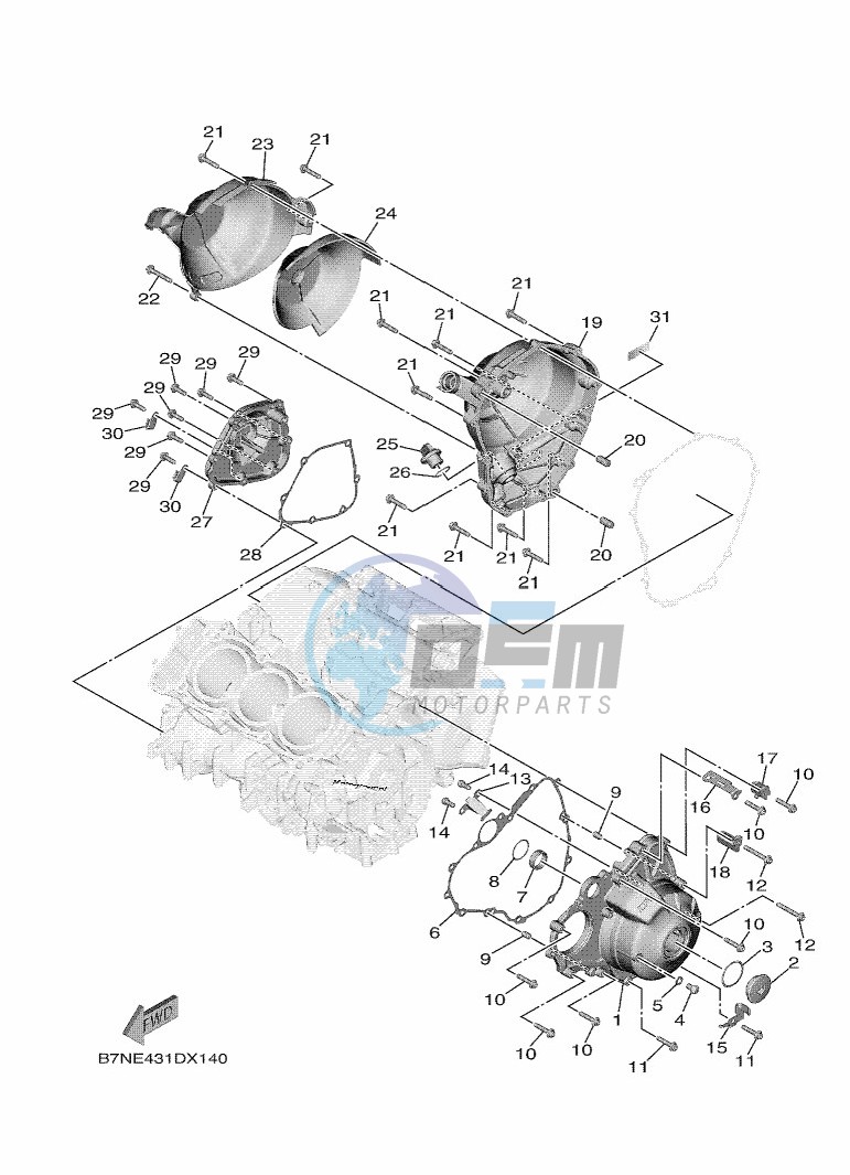 CRANKCASE COVER 1