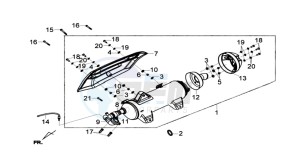 GTS 300i drawing EXHAUST