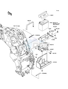 ZZR1400 ZX1400A7F FR GB XX (EU ME A(FRICA) drawing Battery Case