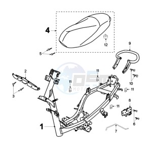 TKR SZ A EU drawing FRAME AND SADDLE