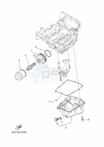 XSR700 MTM690D-U (BJY1) drawing OIL CLEANER