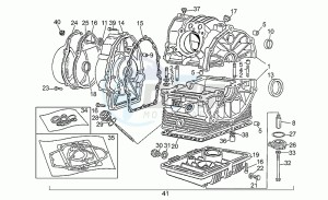 V 65 650 Florida Florida drawing Crankcase