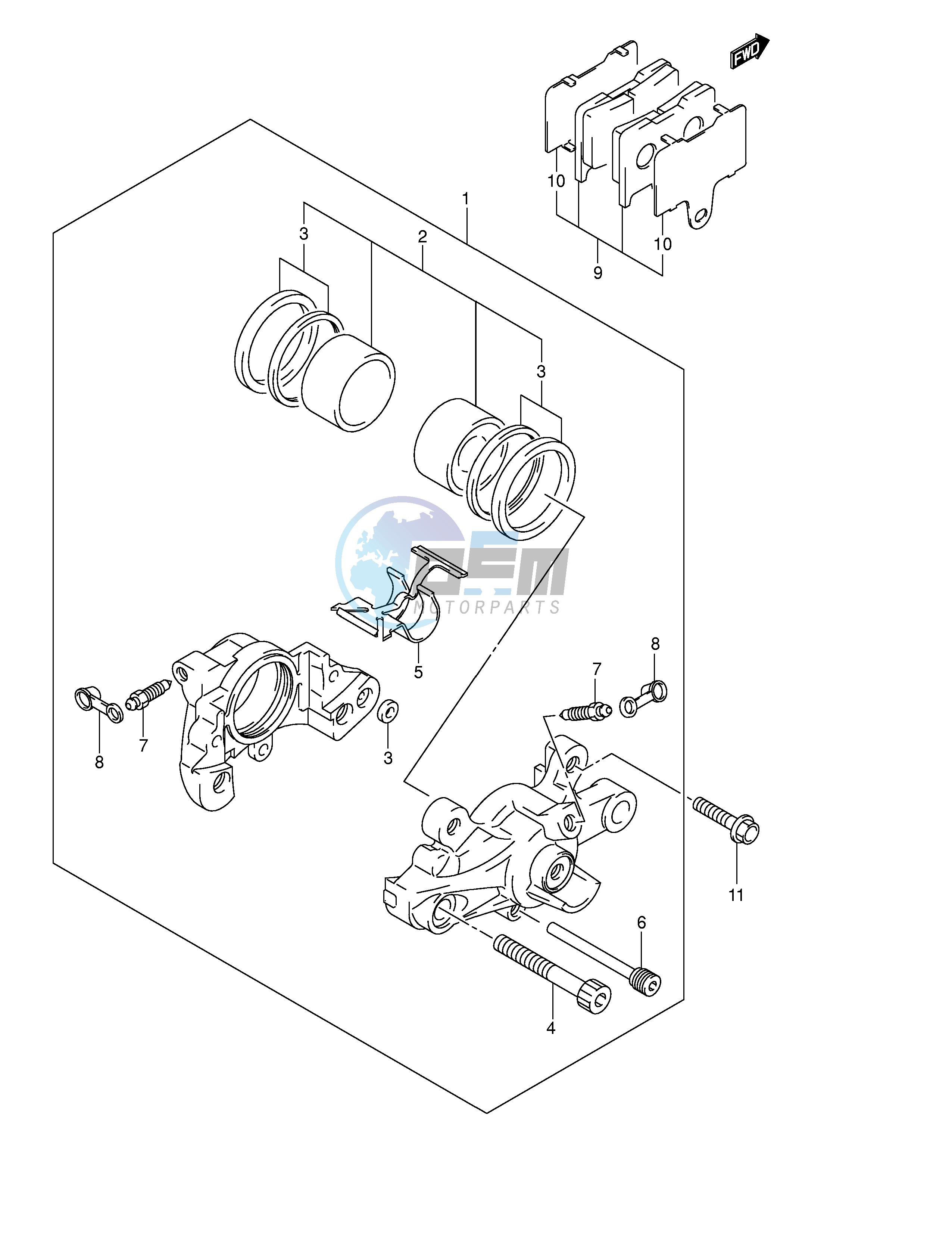 REAR CALIPER