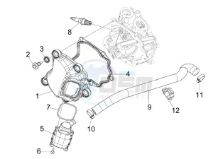 Nexus 125 ie e3 drawing Cylinder head cover