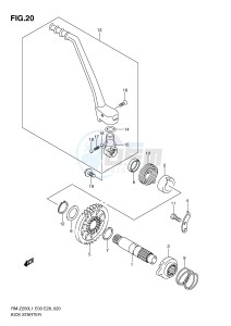 RM-Z250 (E3-E28) drawing KICK STARTER