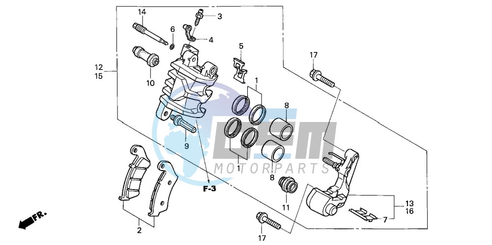 FRONT BRAKE CALIPER