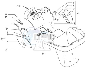 X9 250 Evolution drawing Tail light