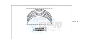 CBR600RR9 UK - (E / MME SPC 3E) drawing KIT WHEEL STICKER