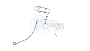 GPR NUDE SPORT - 50 CC drawing METER