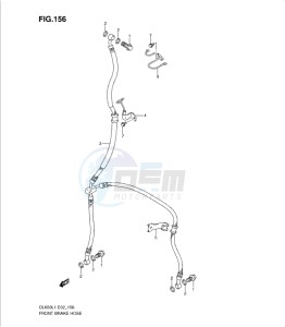 DL650 drawing FRONT BRAKE HOSE (DL650UEL1 E19)