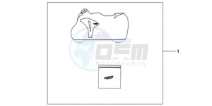 CBR1000RRA F / CMF drawing INDOOR CYCLE COVER