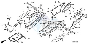 FES1509 Europe Direct - (ED / 2ED) drawing FLOOR PANEL/CENTER COVER