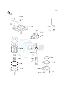 EX 250 F [NINJA 250R] (6F-7F) F7F drawing OIL PUMP_OIL FILTER