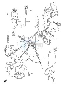 GSX600F (E2) Katana drawing WIRING HARNESS (MODEL J K L M N P R)