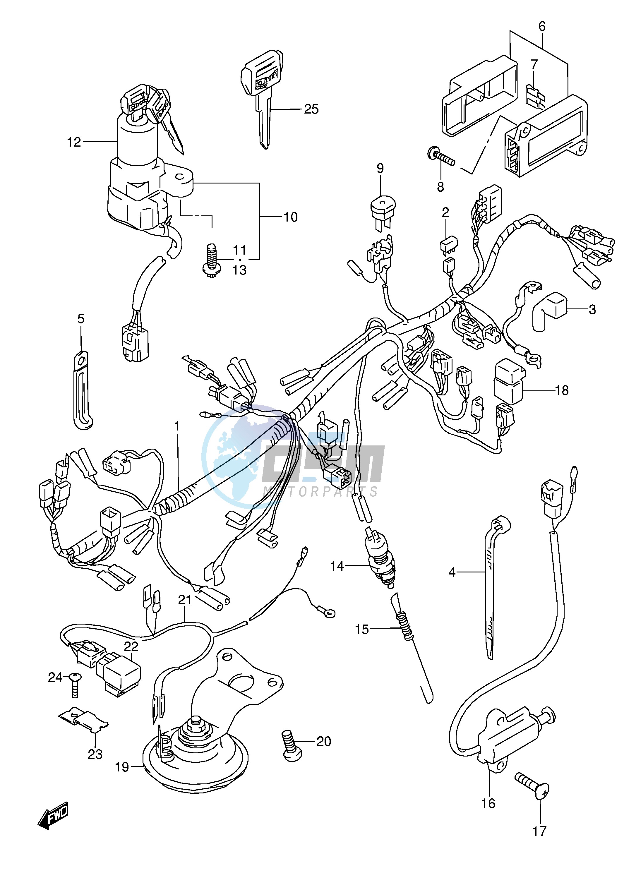 WIRING HARNESS (MODEL J K L M N P R)