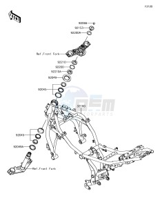 NINJA 650 EX650KJFA XX (EU ME A(FRICA) drawing Frame