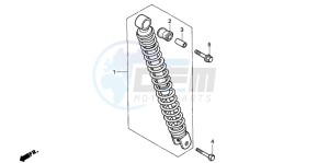 NH80MS drawing REAR CUSHION