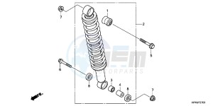 TRX420FPEC drawing REAR CUSHION