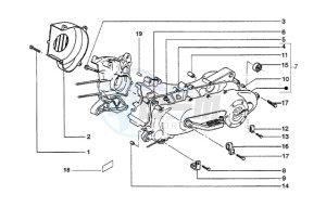 Liberty 50 ptt drawing Clutch cover-scrool cover